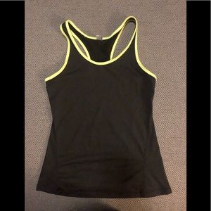 Women’s Racerback Tank with Neon Trim